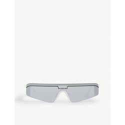  Balenciaga BB0003S rectangle-frame sunglasses