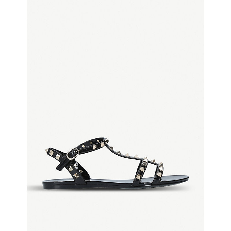  Valentino Garavani Rockstud PVC gladiator sandals