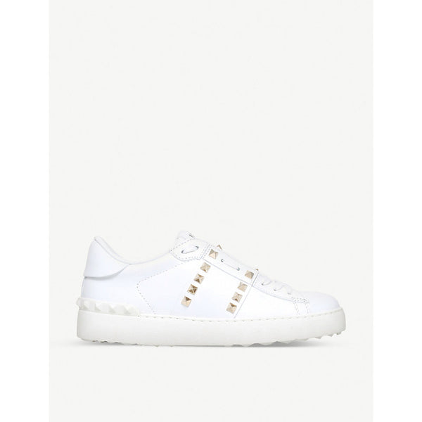  Valentino Garavani Rockstud leather low-top trainers