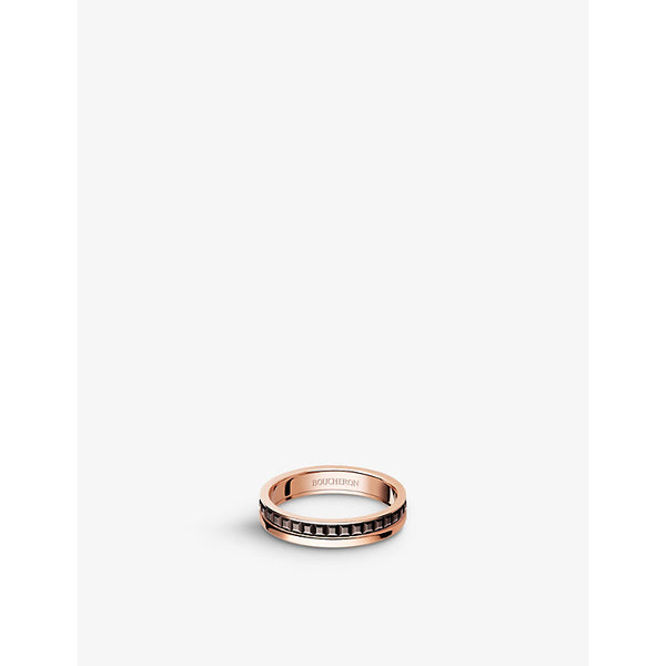  Boucheron Quatre Classique 18ct pink-gold wedding band