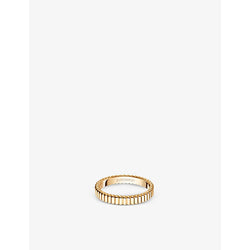 Boucheron Quatre Grosgrain 18ct yellow gold wedding band