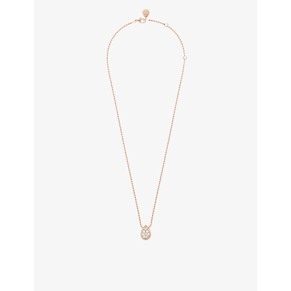 Boucheron Serpent Bohème 18ct pink-gold and diamond necklace | BOUCHERON