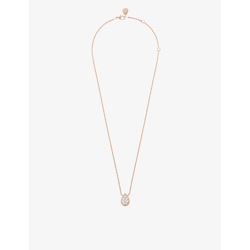 Boucheron Serpent Bohème 18ct pink-gold and diamond necklace | BOUCHERON