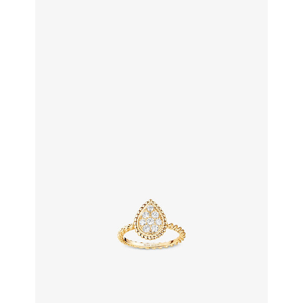 Boucheron Serpent Bohème 18ct yellow-gold and diamond ring