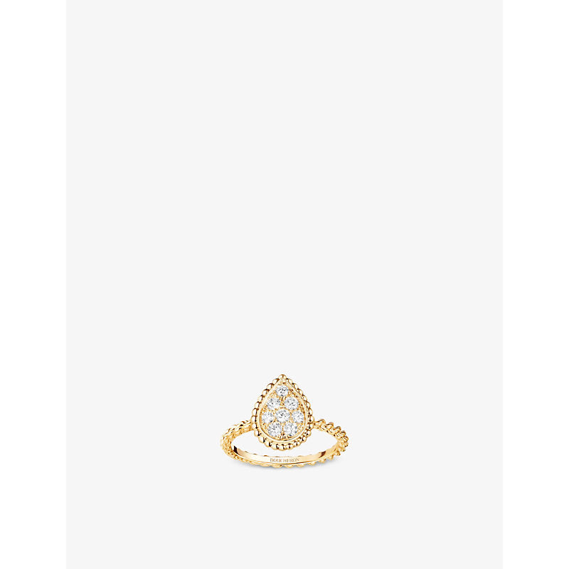 Boucheron Serpent Bohème 18ct yellow-gold and diamond ring