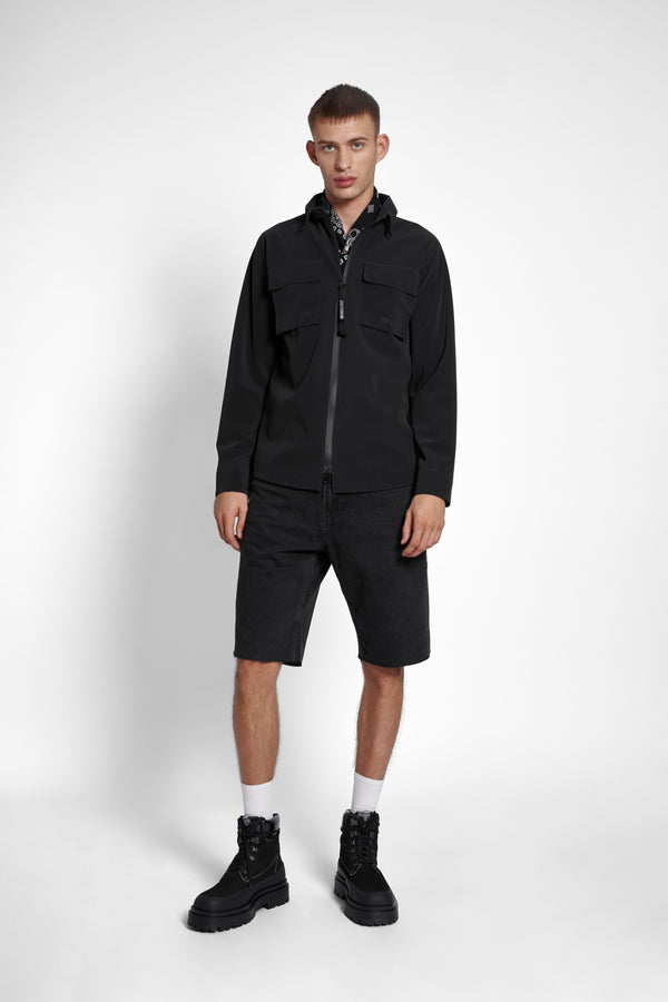 Stutterheim Vitaberg Matte Overshirt Black