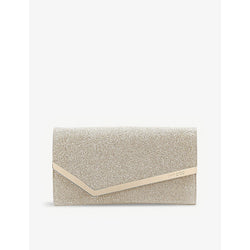 Jimmy Choo Emmie glittered clutch | JIMMY CHOO