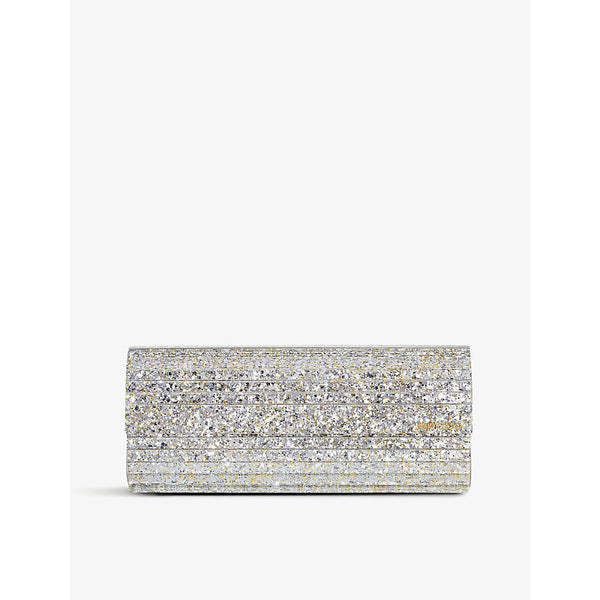 Jimmy Choo Sweetie glitter acrylic clutch