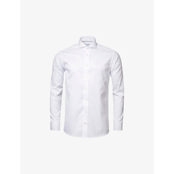  Eton Slim-fit single-cuff cotton-twill shirt