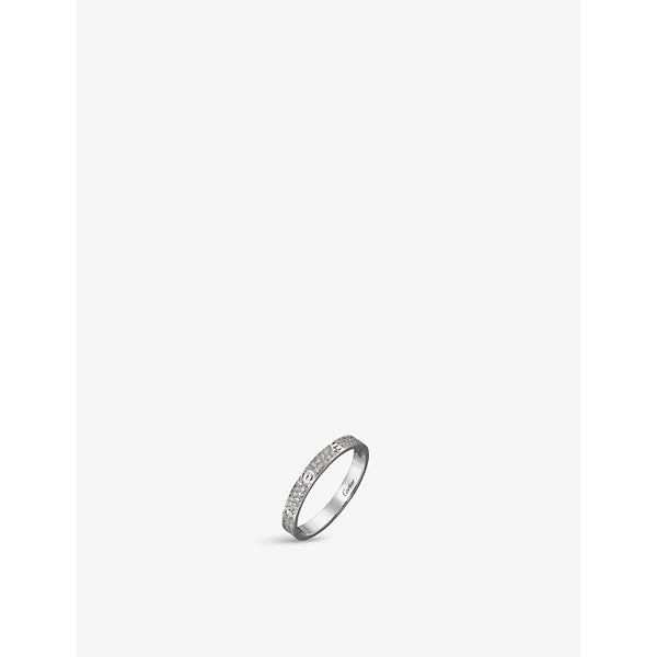 Cartier LOVE 18ct white-gold and 72 diamonds ring