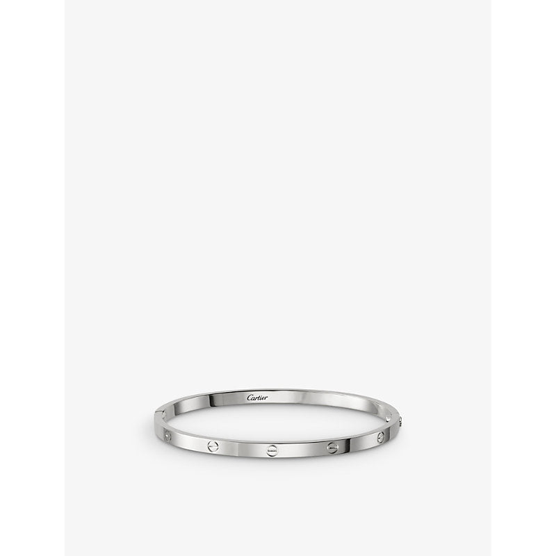 Cartier LOVE small 18ct white-gold bracelet