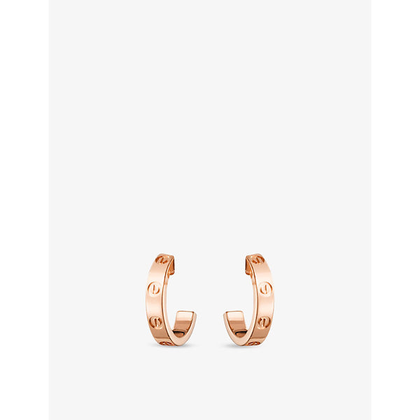 Cartier LOVE 18ct rose-gold earrings