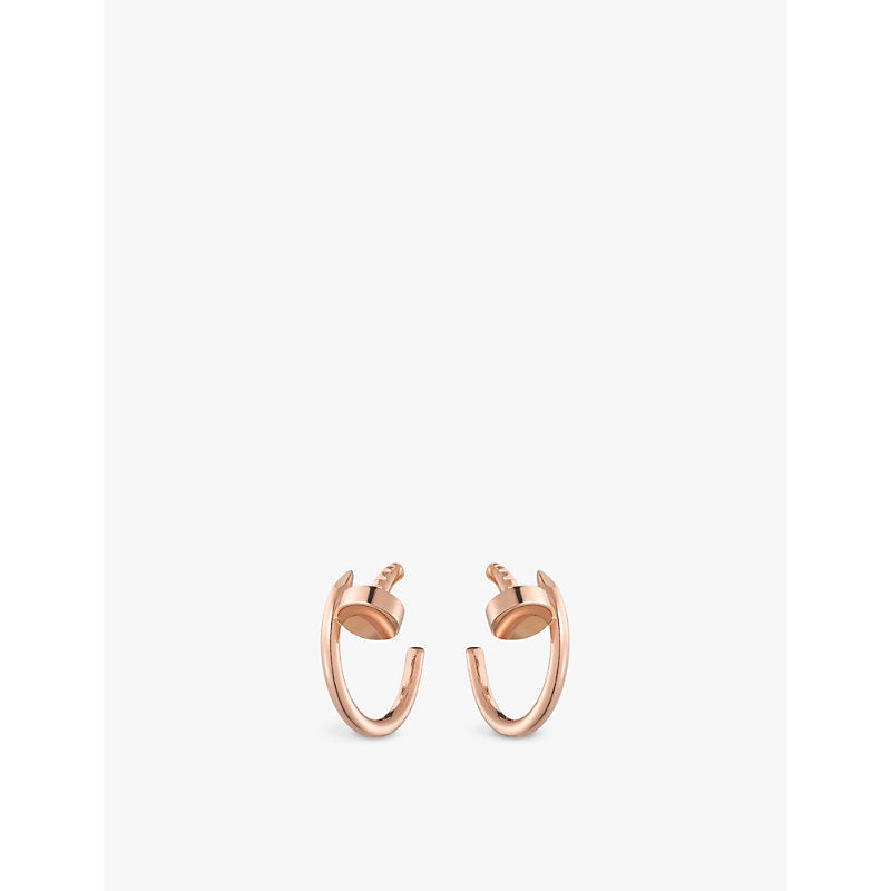 Cartier Juste Un Clou 18ct rose-gold earrings