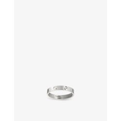 Cartier LOVE small 18ct white-gold wedding band