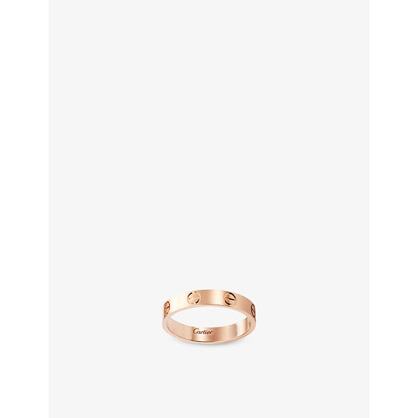 Cartier LOVE small 18ct rose-gold wedding band