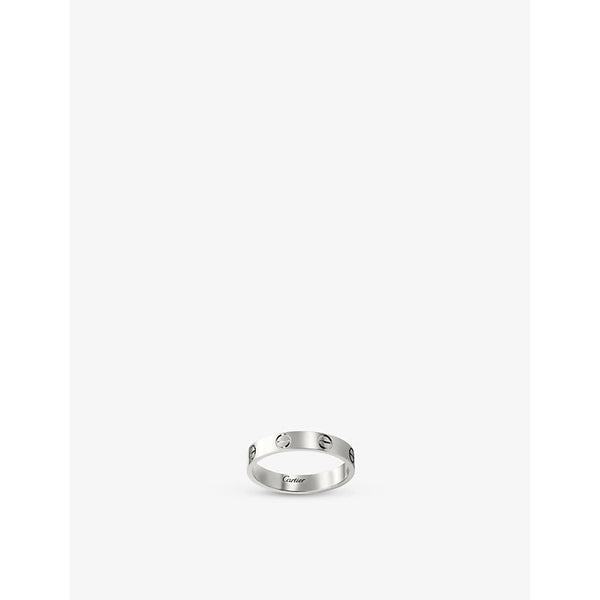 Cartier LOVE small platinum wedding band