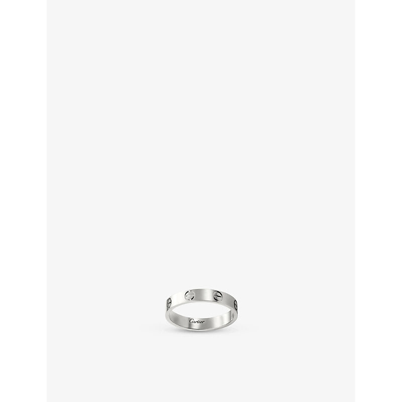 Cartier LOVE small platinum wedding band