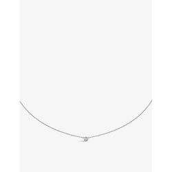 Cartier d'Amour extra-small 18ct white-gold and 0.04ct diamond necklace