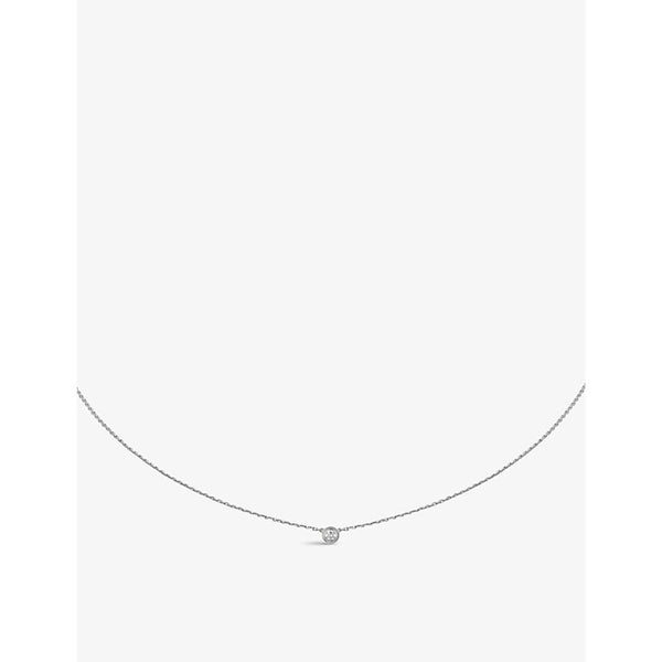 Cartier d'Amour extra-small 18ct white-gold and 0.04ct diamond necklace