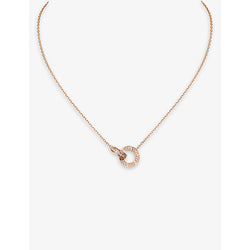 Cartier LOVE 18ct rose-gold and diamond necklace