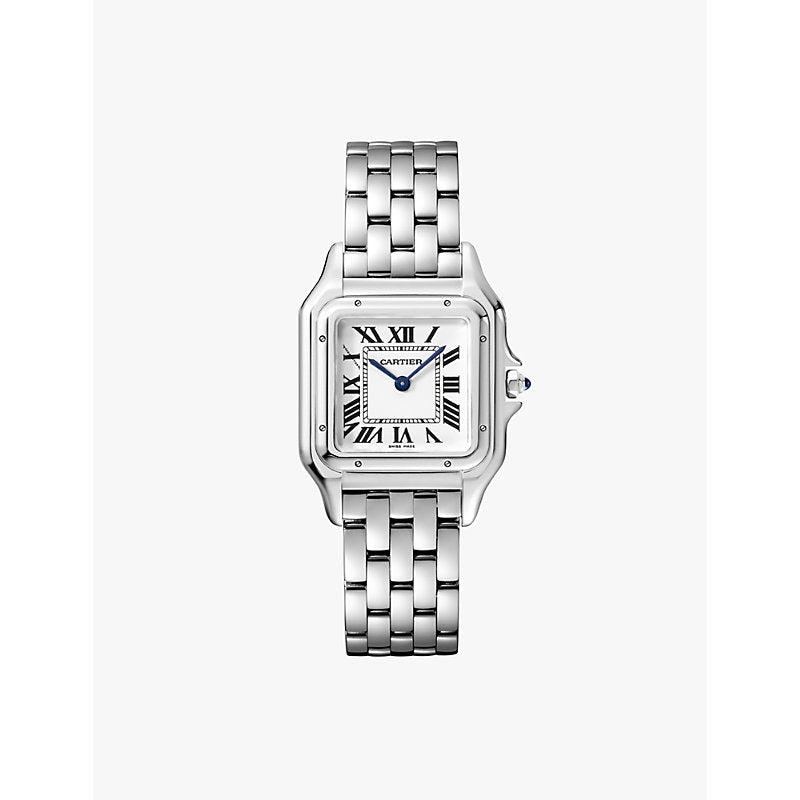 CRWSPN0007 Panthère de Cartier medium stainless-steel quartz watch