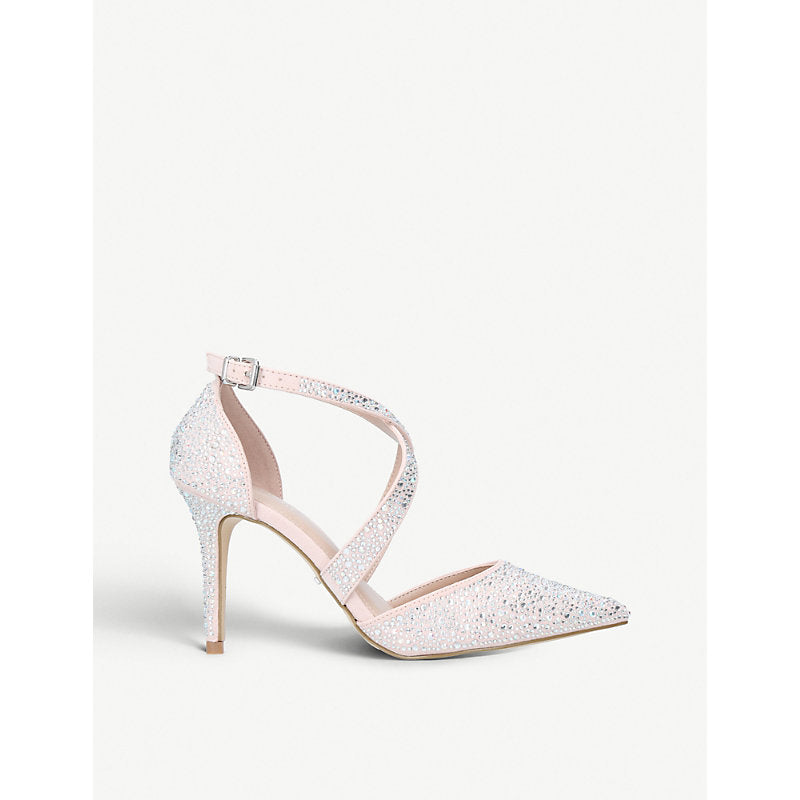 Carvela Kross gemstone-embellished suedette sandals