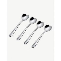 Alessi Heart stainless steel tea spoons set of four