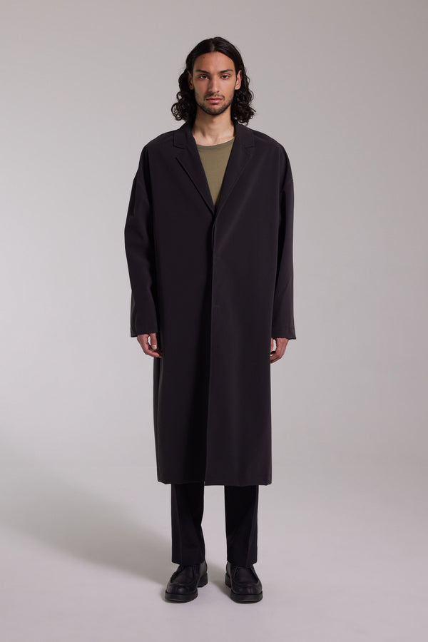 Stutterheim Rydberg Long Matte Raincoat Black