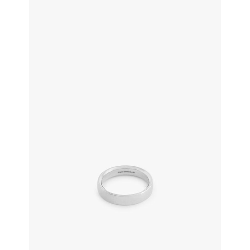 886 The Royal Mint 886 polished-finish medium sterling-silver ring