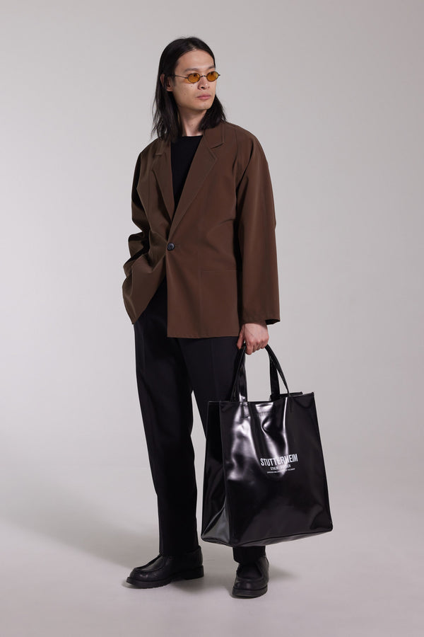 Stutterheim Moberg Matte Blazer Dark Brown