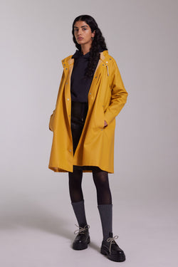 Stutterheim Mosebacke Lightweight Raincoat Warm Honey