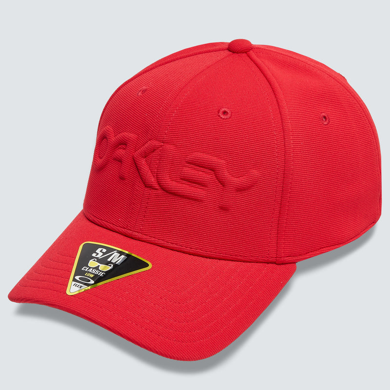 Oakley  6 Panel Stretch Hat Embossed /m Red