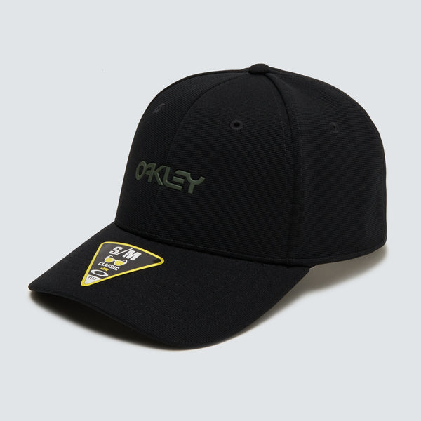 Oakley  6 Panel Stretch Metallic Hat /m Black