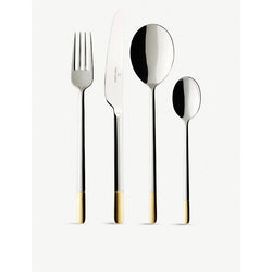 Villeroy & Boch Ella gold-plated stainless steel cutlery 113-piece set