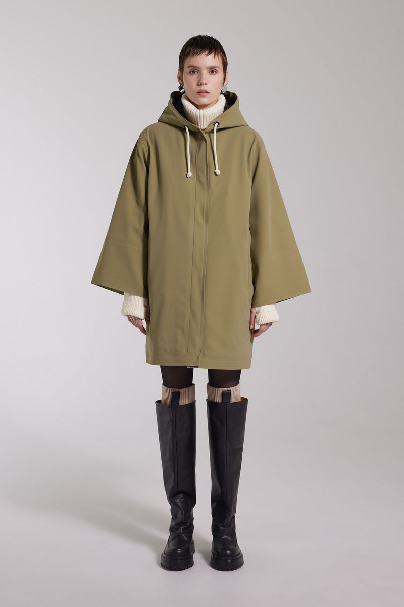 Stutterheim Lubban Winter Matte Raincoat Aloe