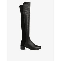 Stuart Weitzman Reserve stretch-back leather boots