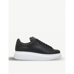  Alexander Mcqueen Women's Runway leather platform trainers