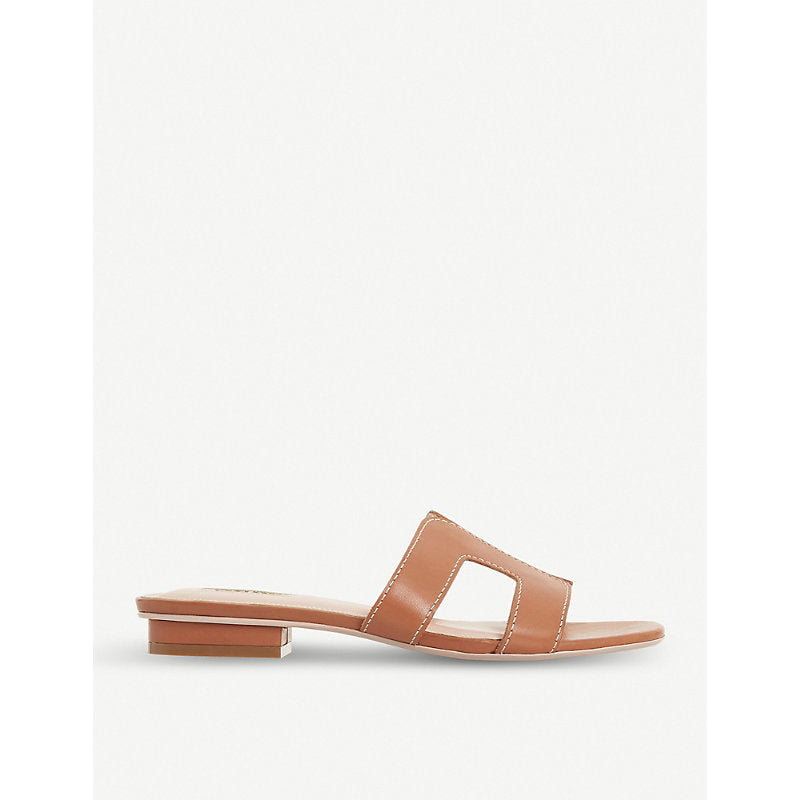 Dune Loupe leather sandals