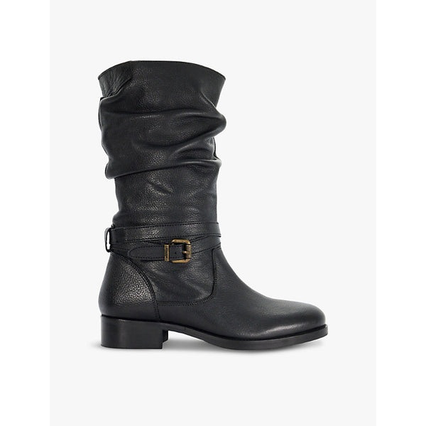 Dune Tasa gathered leather boots | Dune