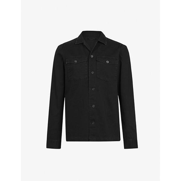  Allsaints Spotter slim-fit cotton-twill shirt