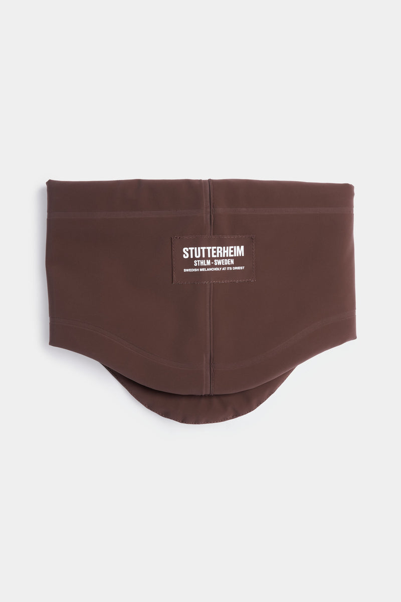 Stutterheim Rain Collar Dark Brown