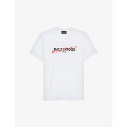  The Kooples Graphic-print cotton-jersey T-shirt