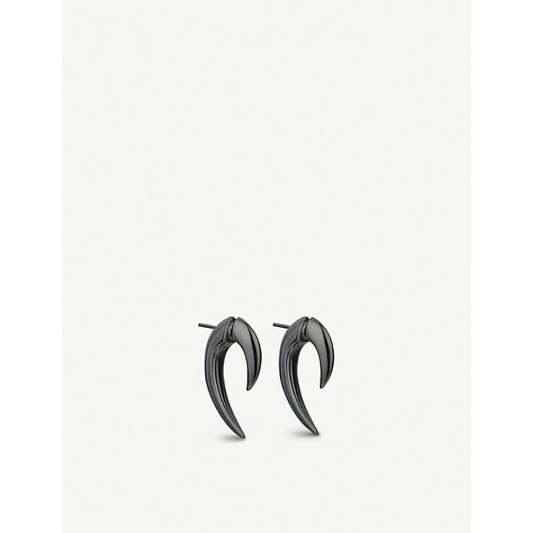  Shaun Leane Talon rhodium-plated earrings