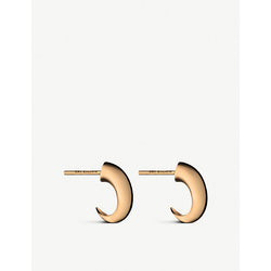  Shaun Leane Cat Claw rose gold-plated vermeil silver hoop earrings