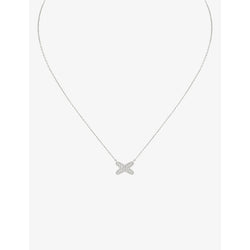 Chaumet Jeux de Liens 18-carat white gold and diamond pendant necklace