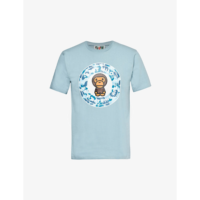 A Bathing Ape Baby Milo graphic-print cotton-jersey T-shirt