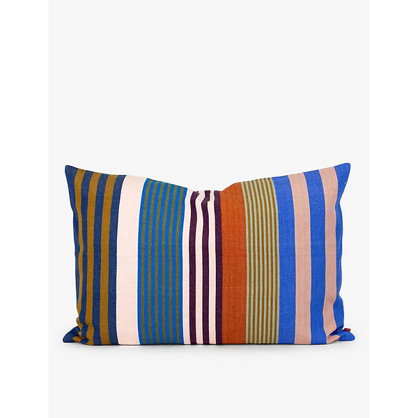 A World Of Craft By Afroart Aya striped cotton cushion cover 50cm x 70cm | LYBSTORE