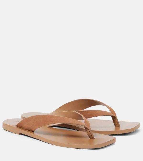 A.Emery Kinto leather thong sandals | LYBSTORE