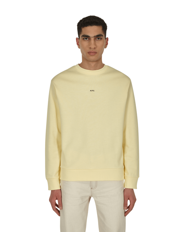 A.P.C. Steve Crewneck Sweatshirt Yellow