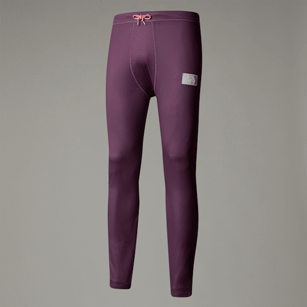 The North Face A68-a Circular Dotknit Baselayer Leggings Midnight Mauve